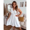 biele šaty plus size