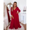 Dlhé elegantné šaty - červená