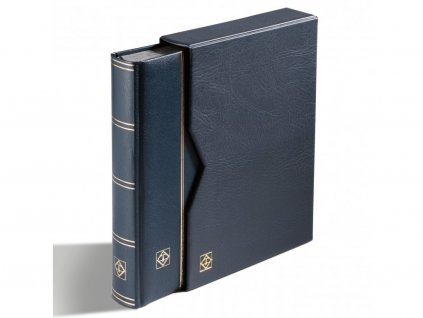Album na známky PREMIUM, A4, 32 čiernych strán, s kazetou