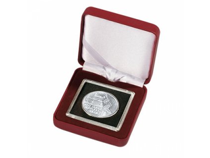 Etue NOBILE na mince v bublinkách QUADRUM, červené