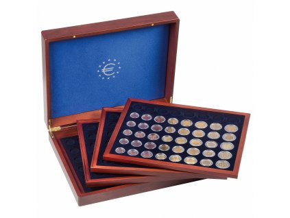 Kazeta na mince VOLTERRA QUATTRO DE LUXE, na 24 euro sad v bublinkách