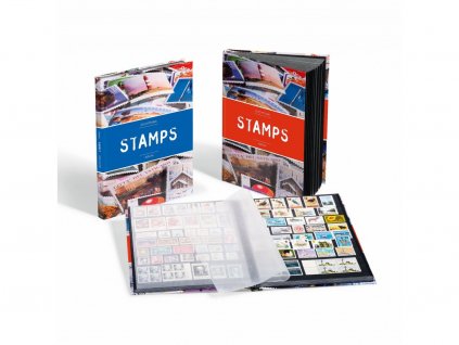 Album na známky STAMPS, A4, 32 čiernych strán