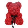 Medvídek z růží červený Rose Bear 25 cm