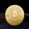 Ethereum, pozlacená mince - s pouzdrem 5