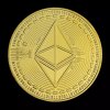 Ethereum, pozlacená mince - s pouzdrem 4