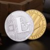 Litecoin - pozlacená mince 6