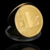 Litecoin - pozlacená mince
