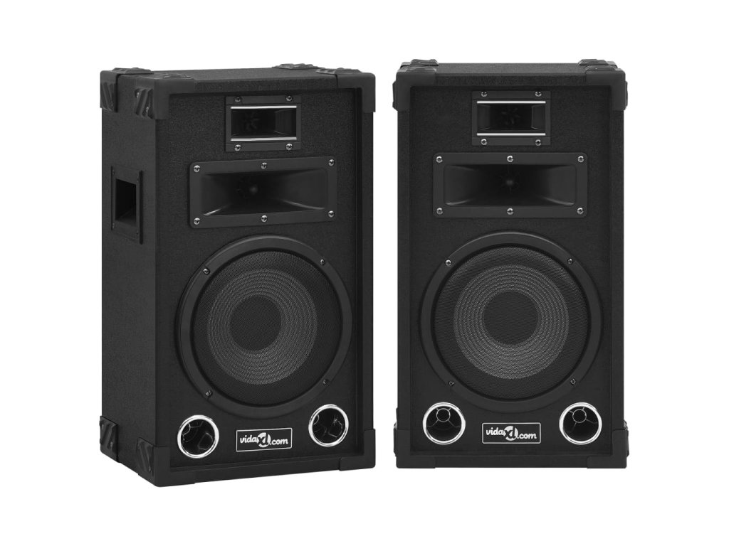 Profesionální pasivní hi-fi reproduktory 2 ks 800 W černé
