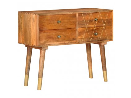 Příborník 85 x 40 x 70 cm masivní mangovníkové dřevo