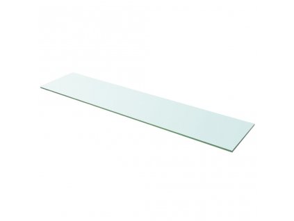 Policová deska sklo čiré 110x25 cm
