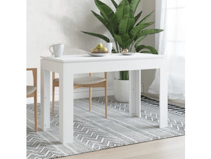 Jídelní stůl bílý 120 x 60 x 76 cm kompozitní dřevo