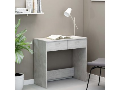 Psací stůl betonově šedý 80 x 40 x 75 cm kompozitní dřevo