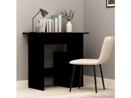 Psací stůl černý 80 x 45 x 74 cm kompozitní dřevo