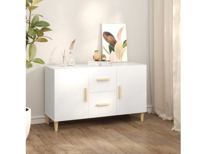 Příborník bílý 100 x 36 x 60 cm kompozitní dřevo