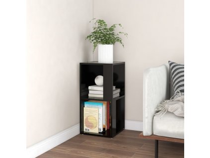 Rohová skříňka černá 33 x 33 x 67 cm dřevotříska