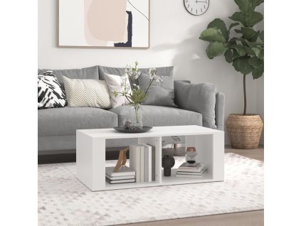 Konferenční stolek bílý 100 x 50 x 36 cm kompozitní dřevo