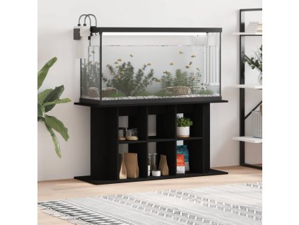 Stojan na akvárium černý 120 x 40 x 60 cm kompozitní dřevo