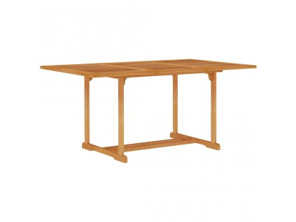 Zahradní stůl 150 x 90 x 75 cm masivní teakové dřevo