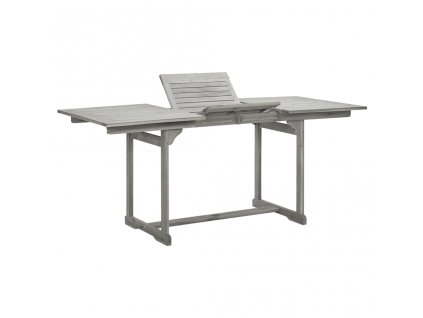 Zahradní jídelní stůl (120–170) x 80 x 75 cm masivní akácie