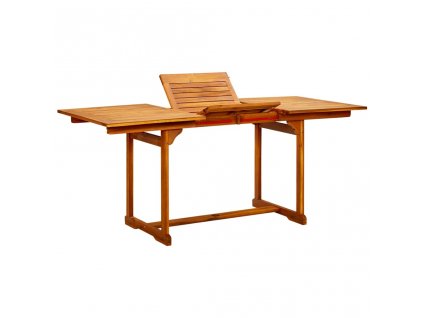 Zahradní jídelní stůl (120–170) x 80 x 75 cm masivní akácie