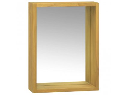 Zrcadlová skříňka 30 x 10 x 40 cm masivní teakové dřevo