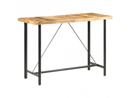 Barový stůl 150 x 70 x 107 cm hrubé mangovníkové dřevo