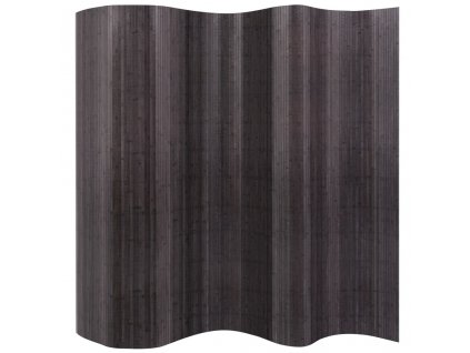Paraván bambusový šedý 250 x 165 cm