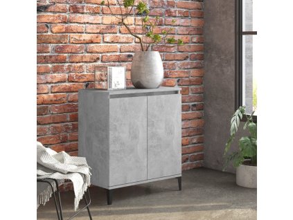 Příborník betonově šedý 60 x 35 x 70 cm kompozitní dřevo