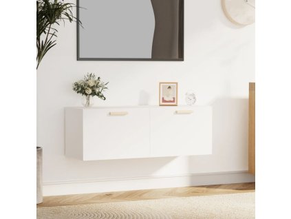 Nástěnná skříňka bílá 100 x 36,5 x 35 cm kompozitní dřevo