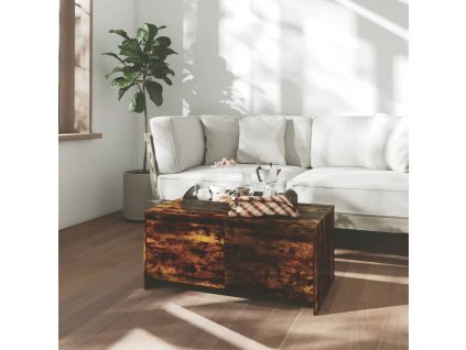 Konferenční stolek kouřový dub 90x50x41,5 cm kompozitní dřevo