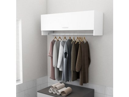 Šatní skříň bílá 100 x 32,5 x 35 cm kompozitní dřevo