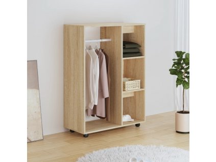 Šatní skříň dub sonoma 80 x 40 x 110 cm kompozitní dřevo
