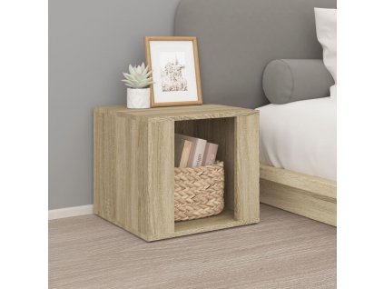 Noční stolek dub sonoma 41 x 40 x 36 cm kompozitní dřevo