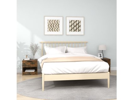 Noční stolky 2 ks kouřový dub kompozitní dřevo