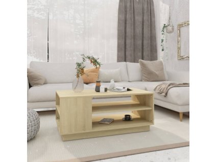 Konferenční stolek dub sonoma 102 x 55 x 43 cm kompozitní dřevo