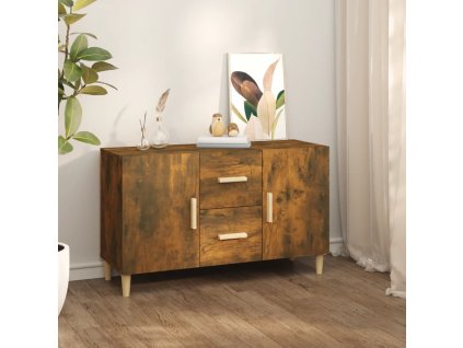 Příborník kouřový dub 100 x 36 x 60 cm kompozitní dřevo