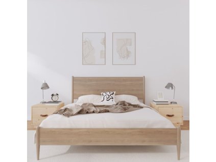 Noční stolky 2 ks 40 x 34 x 35 cm masivní borové dřevo