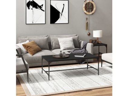 Konferenční stolek černý 100 x 50 x 35 cm kompozitní dřevo