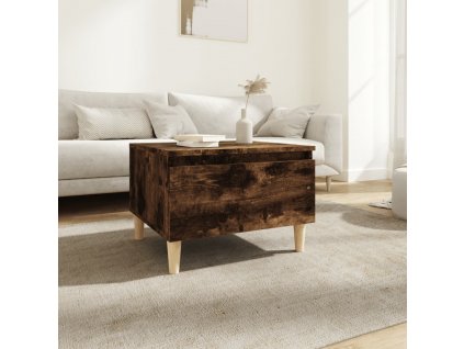 Odkládací stolek kouřový dub 50 x 46 x 35 cm kompozitní dřevo