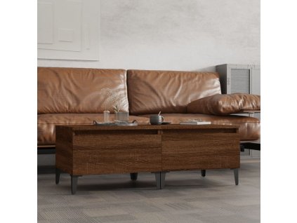 Odkládací stolky 2 ks hnědý dub 50x46x35 cm kompozitní dřevo