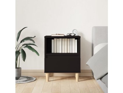 Noční stolek černý 40 x 35 x 50 cm
