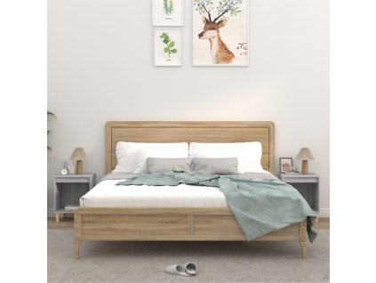 Noční stolky 2 ks šedá sonoma 40x35x50 cm