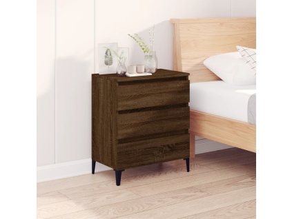 Příborník hnědý dub 60 x 35 x 70 cm kompozitní dřevo