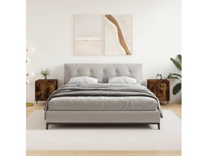 Noční stolky 2 ks kouřový dub 40 x 30 x 50 cm kompozitní dřevo