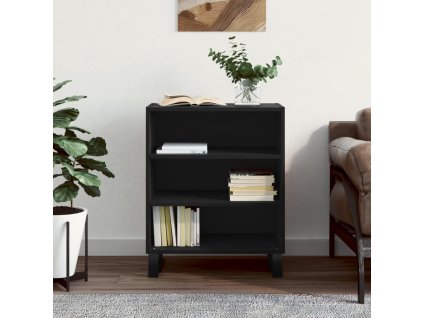 Příborník černý 57 x 35 x 70 cm kompozitní dřevo