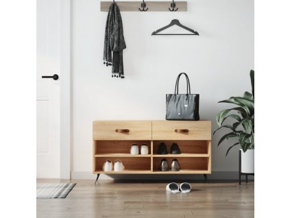 Botník dub sonoma 102 x 35 x 55 cm kompozitní dřevo