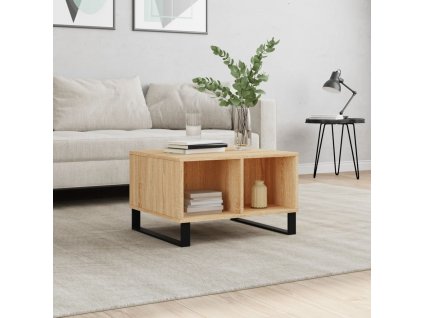 Konferenční stolek dub sonoma 60x50x36,5 cm kompozitní dřevo