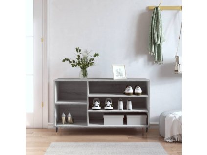Botník šedý sonoma 102x36x60 cm kompozitní dřevo