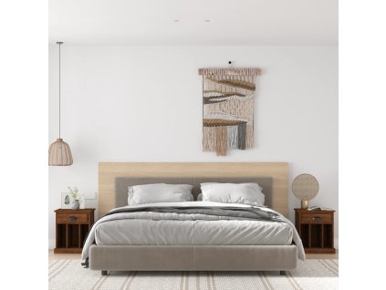 Noční stolky 2 ks hnědý dub 43 x 36 x 50 cm