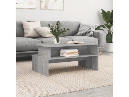 Konferenční stolek šedý sonoma 90x55x42,5 cm kompozitní dřevo